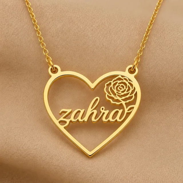 گردنبند اسم زهرا (انگلیسی)